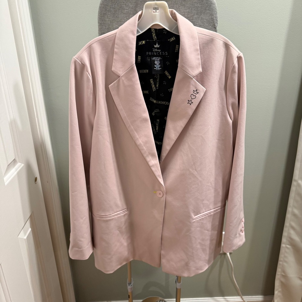 Disney Princess Pink Blazer Large Disney Parks Princesscore Minimalist